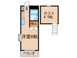 フジハイツの物件間取画像